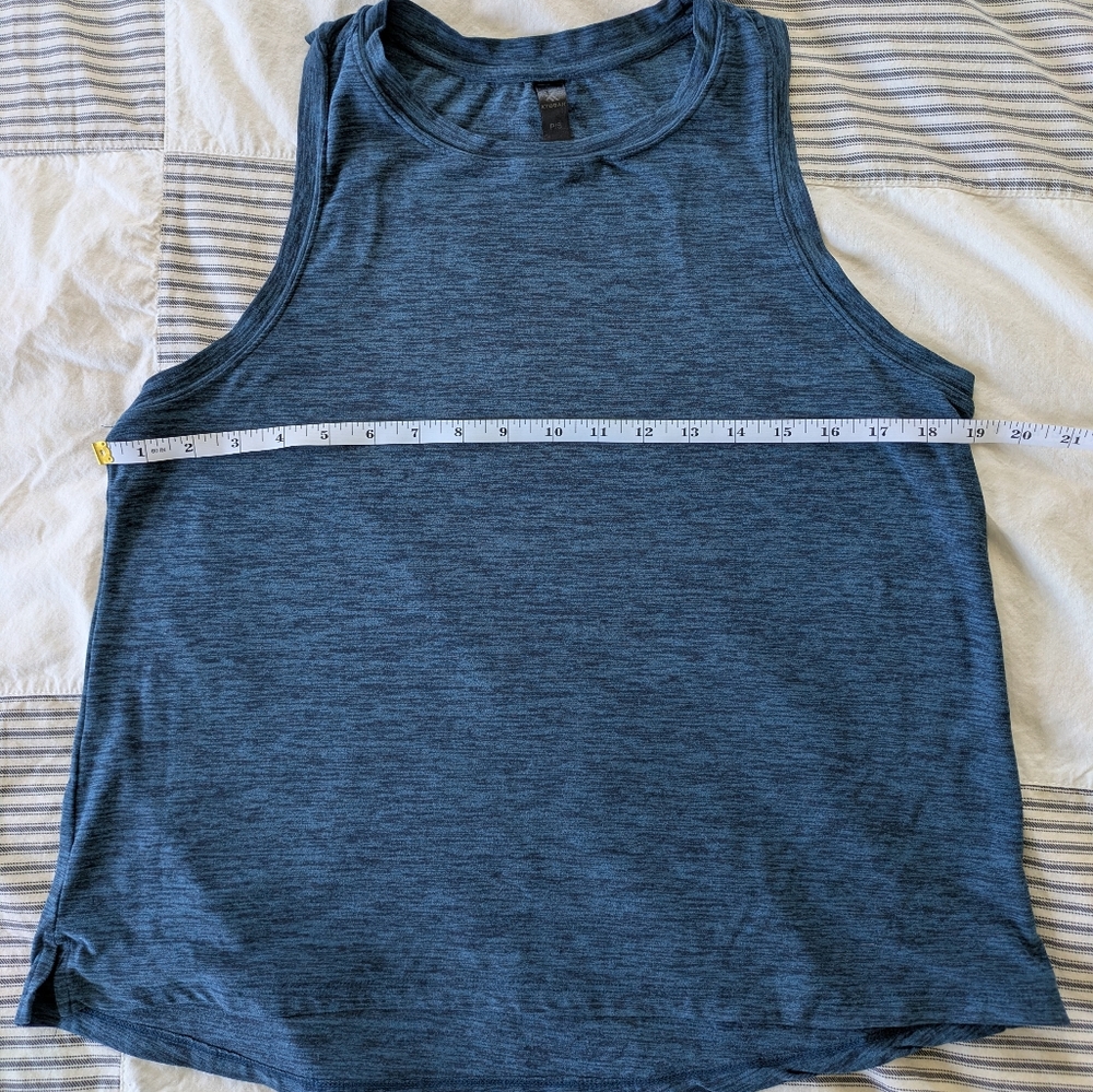Kyodan Heathered Navy Blue Muscle Tank - Picture 2 of 7